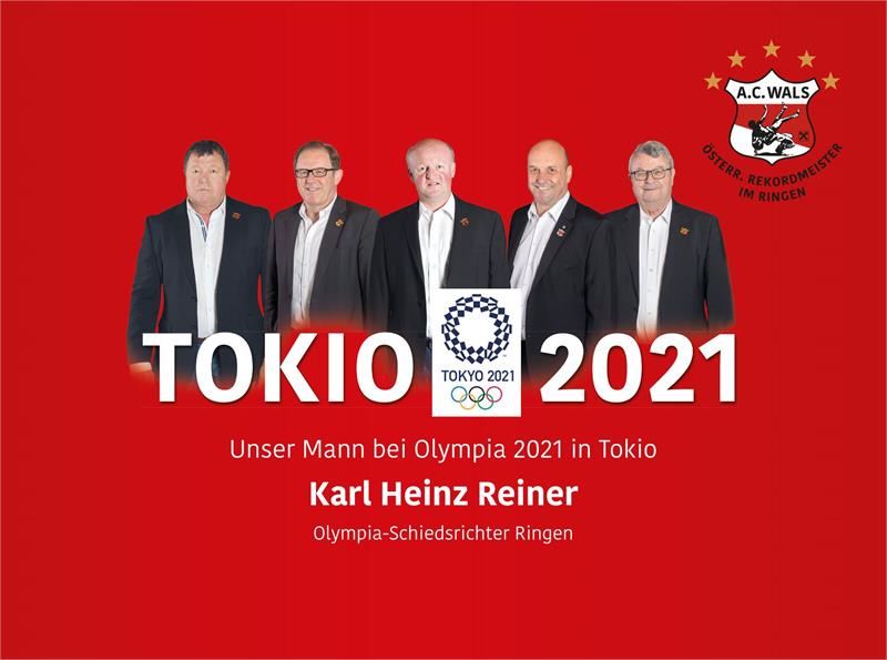 A.C. Wals ist in Tokio 2020 durch Karl-Heinz Reiner vertreten