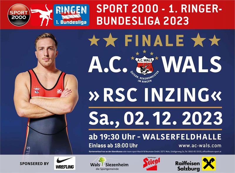 Vorschau 1. Finale der 1. Sport 2000 Ringer-Bundesliga 2023