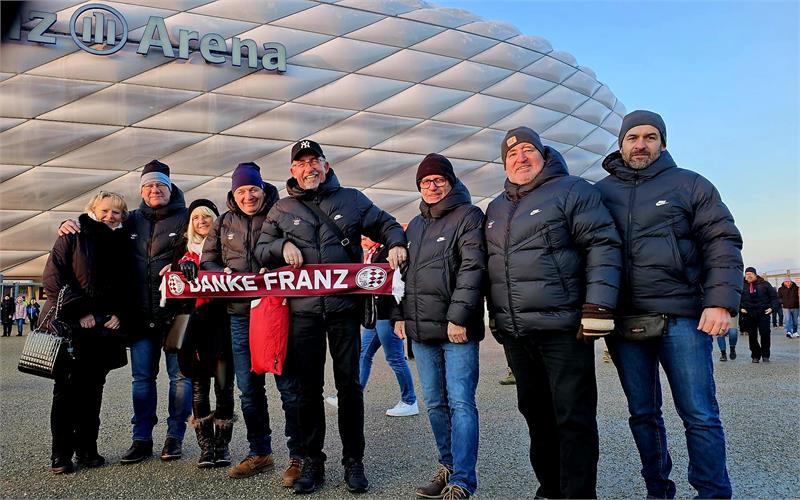 Gedenkfeier Franz Beckenbauer in der Allianz Arena in München