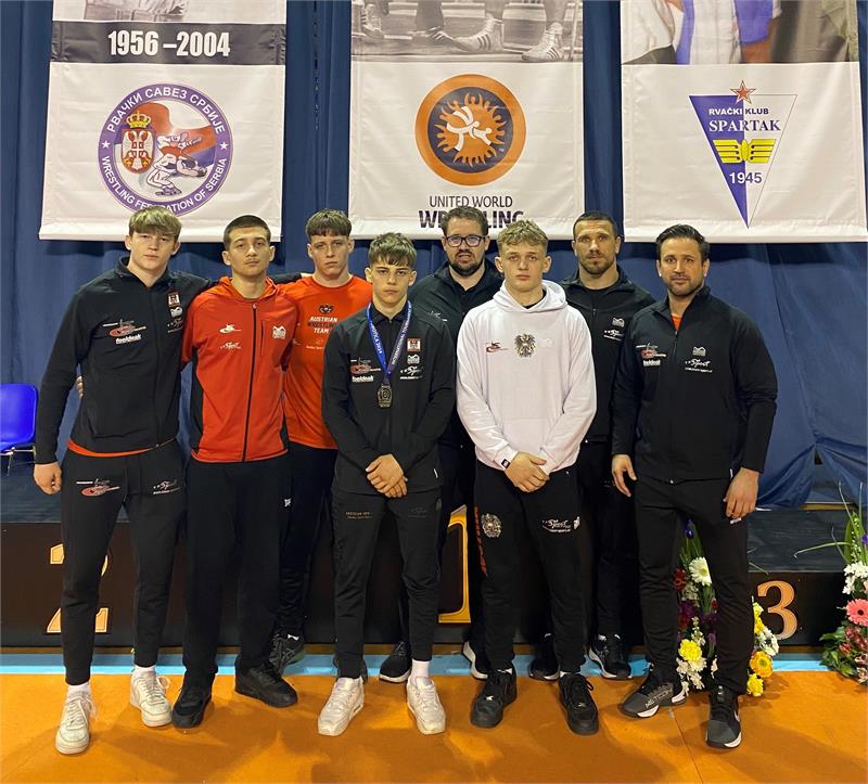 Lukas Pölzleitner belegt den 4. Platz beim UWW-Turnier in Subotica/Serbien
