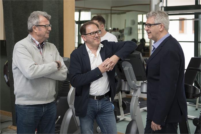 Ing. Wolfgang Gotschke<br>zu Besuch im Trainingszentrum Wals