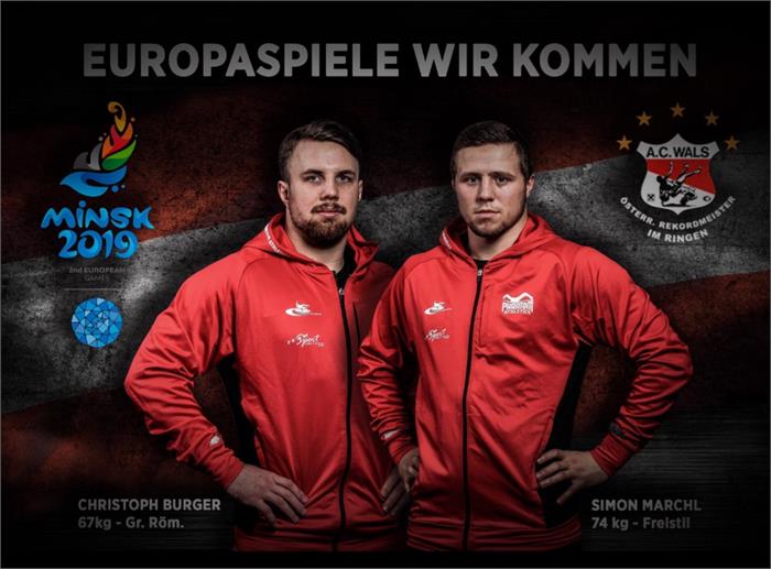Burger und Marchl starten bei den Europaspielen