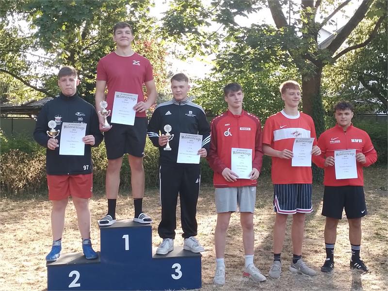 Lukas Pölzleitner holt den 2. Platz beim Int. U17-Römercup in Ladenburg/GER